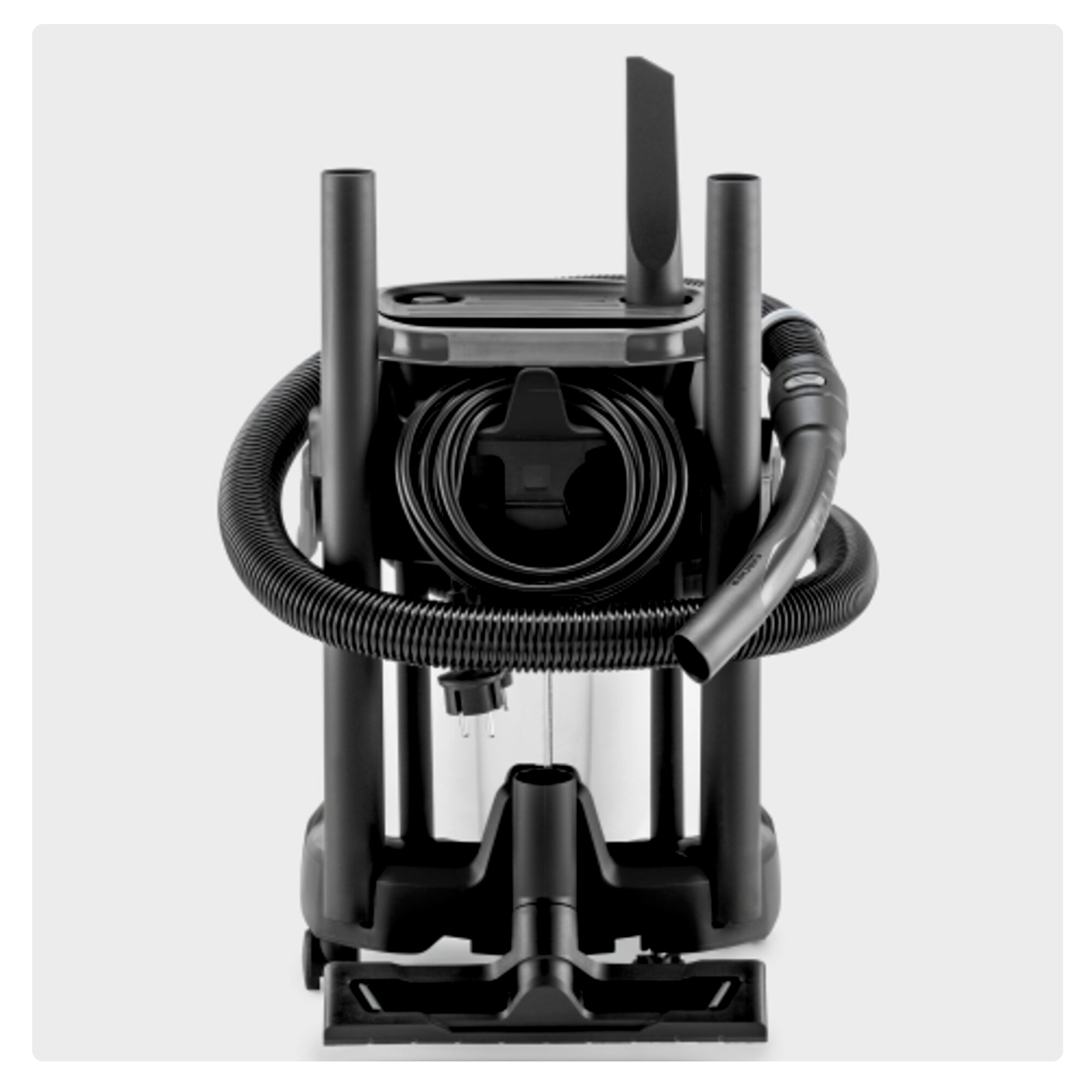 Przechowywanie osprzętu w odkurzaczu Karcher WD 3